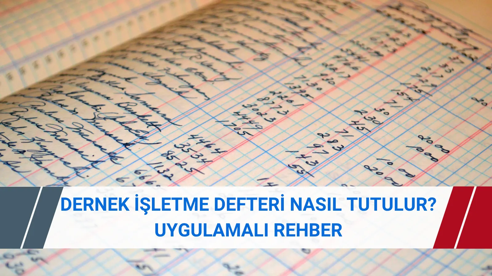 Dernek işletme hesabı defterinde gelir, gider ve EK-16 dönem sonu kayıt düzeni