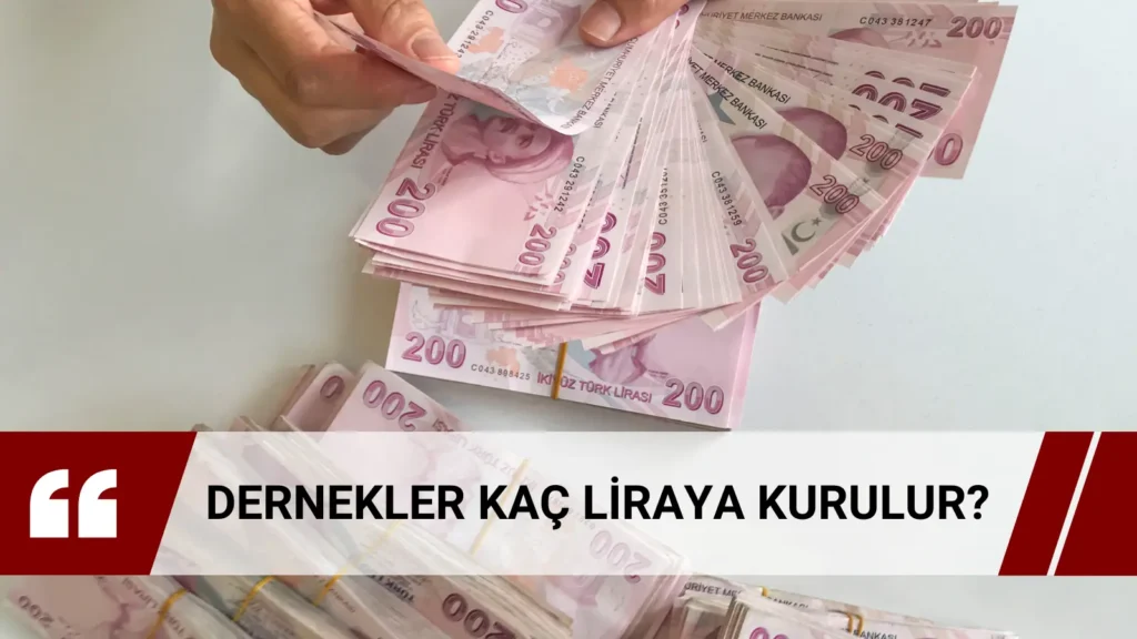 Dernek kuruluşunda zorunlu ve isteğe bağlı maliyet kalemleri